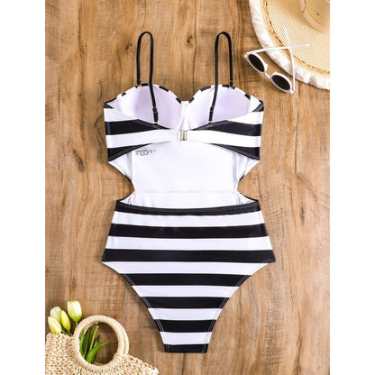 Geometric Print Bikini Set