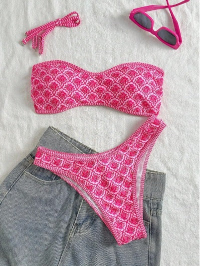 Floral Print Bikini Set