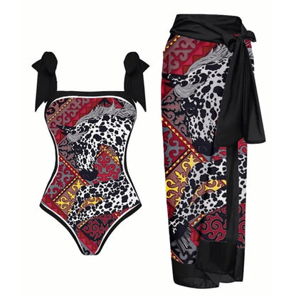 Multicolor One-Piece Swimsuit