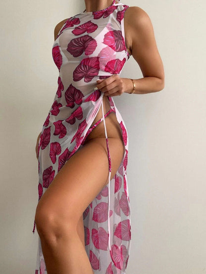 Mesh One-Piece Swimsuit