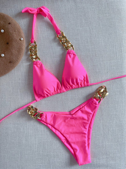 Gold Chain Bikini Set