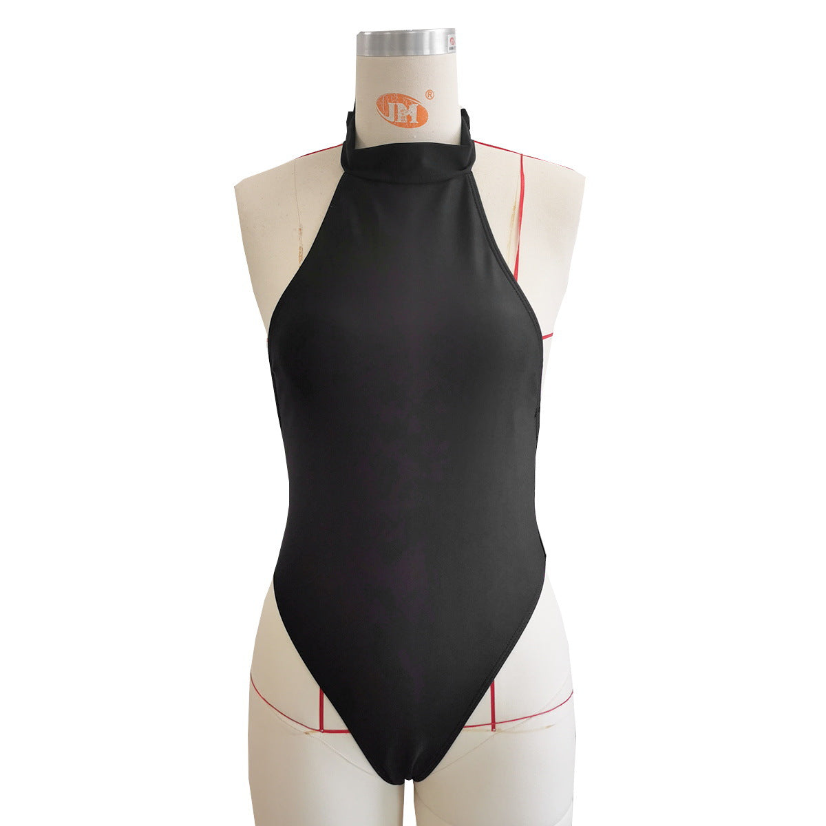 Black One-Piece Swimsuit