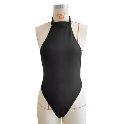 Black One-Piece Swimsuit
