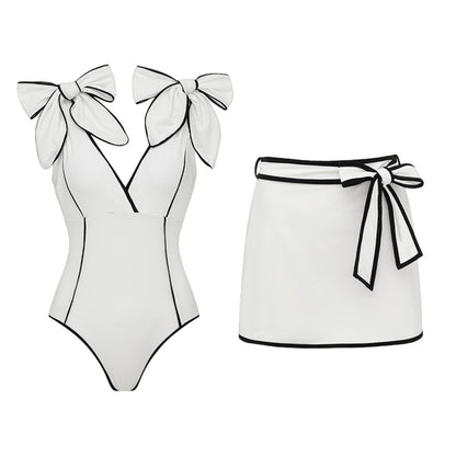 Black & White One-Piece Swimsuit