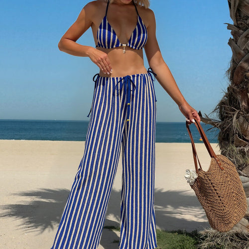 Colorblock Bikini Set