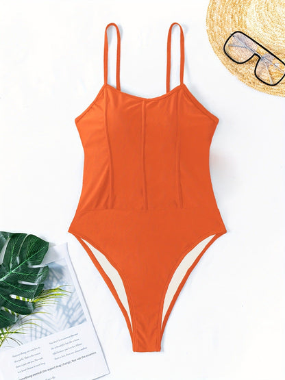 Jumpsuit Open Back Bikini Set