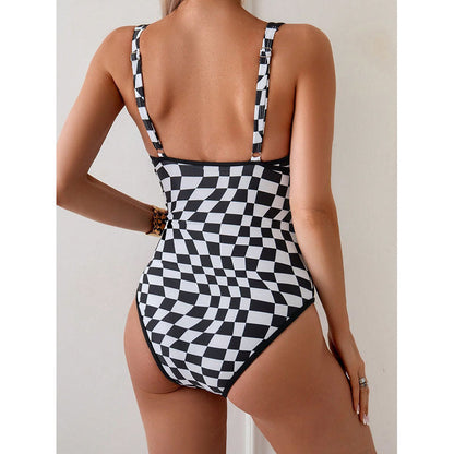Halterneck One-Piece Swimsuit