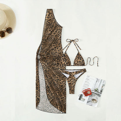 Leopard Print Bikini Set