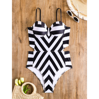 Geometric Print Bikini Set