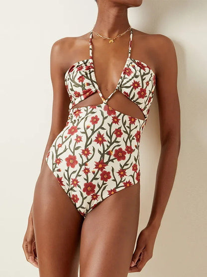 Modest Two-Piece One-Piece Swimsuit