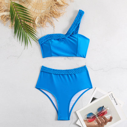 One-Shoulder One-Piece Swimsuit