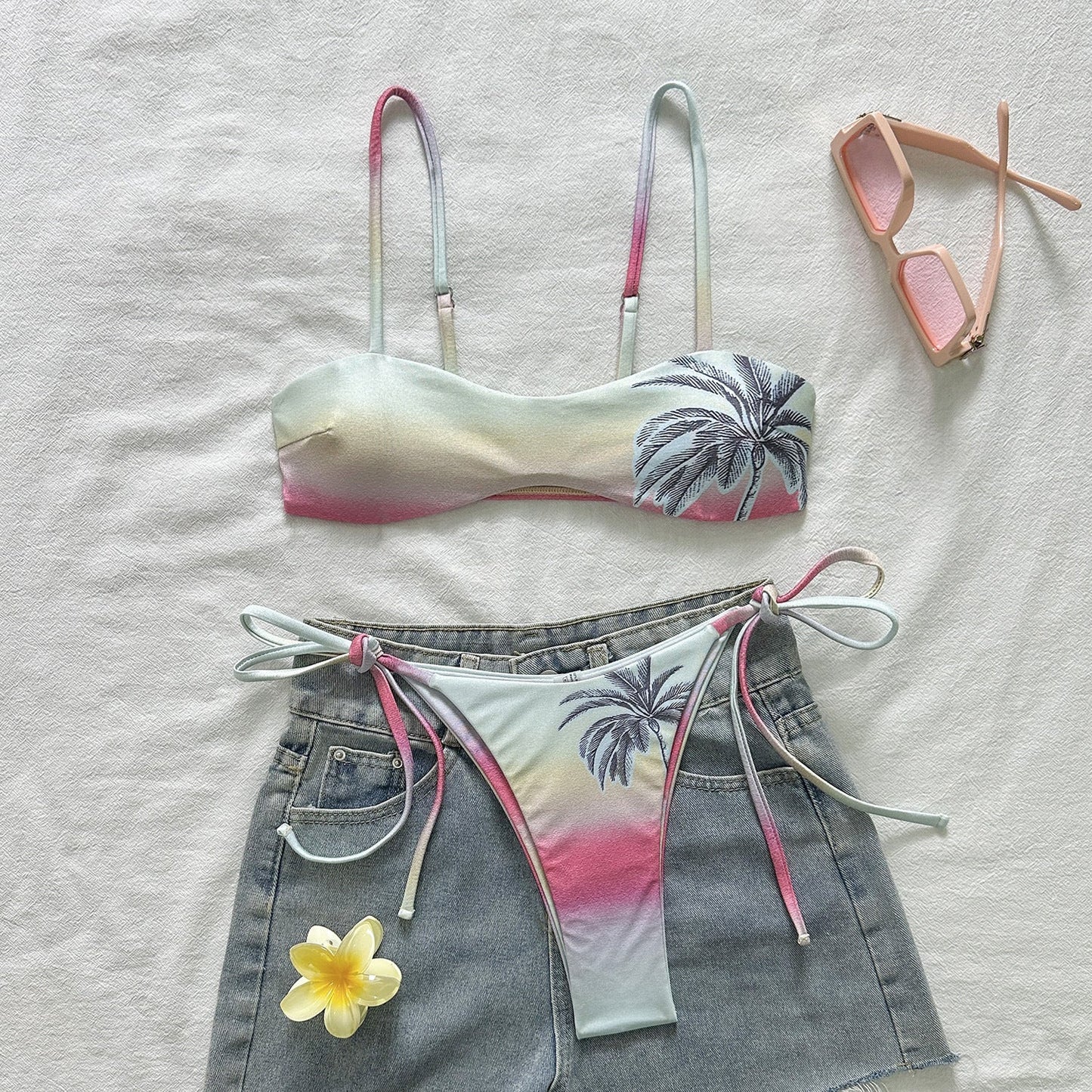 Gradient One-Piece Swimsuit