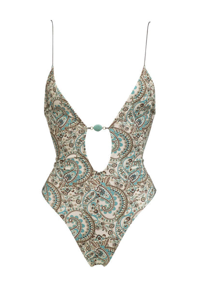 Plunge One-Piece Swimsuit
