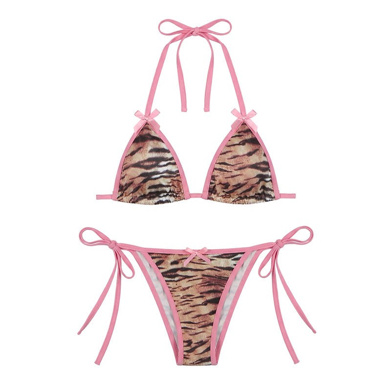 Leopard Print Bikini Set
