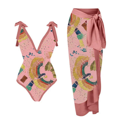 Multicolor One-Piece Swimsuit