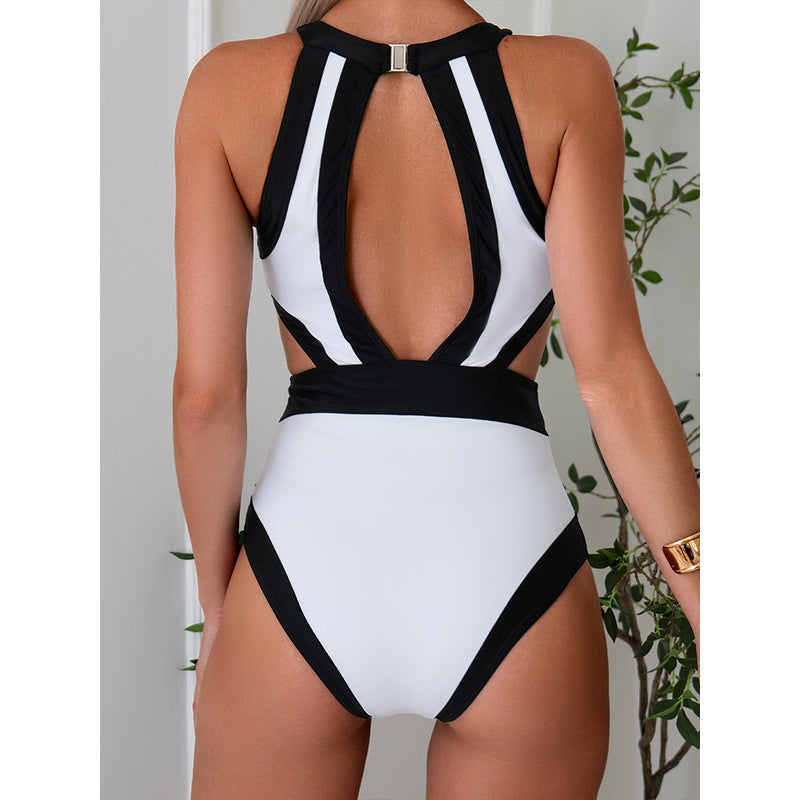 Black One-Piece Swimsuit