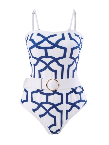 Digital Print One-Piece Swimsuit