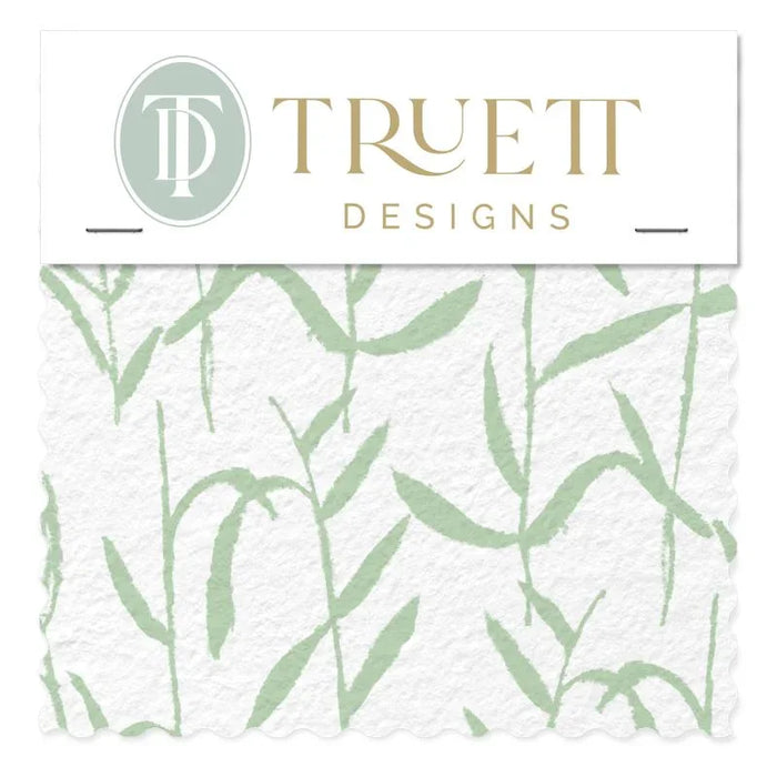 Botanic Mint Luxury Fabric by the Yard