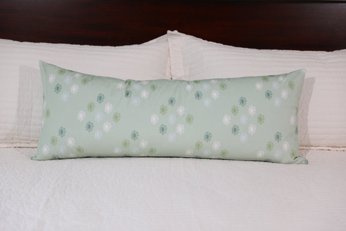 British Brooch Luxury Bolster Pillow