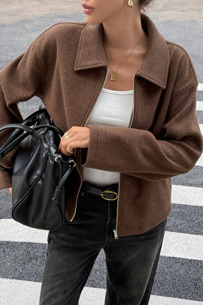 Elegant Long Sleeve Versatile Jacket