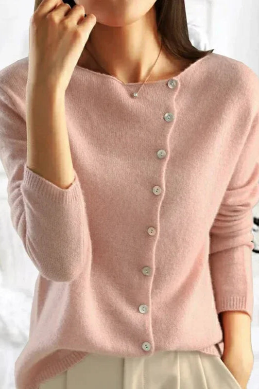 Elegant Button Knit Cardigan
