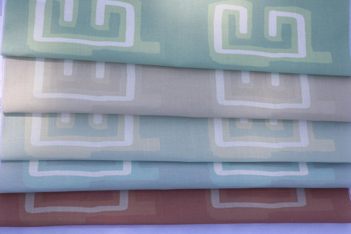 Gaga Greek Antique Jade Large Repeat Luxury Fabric by the Yard