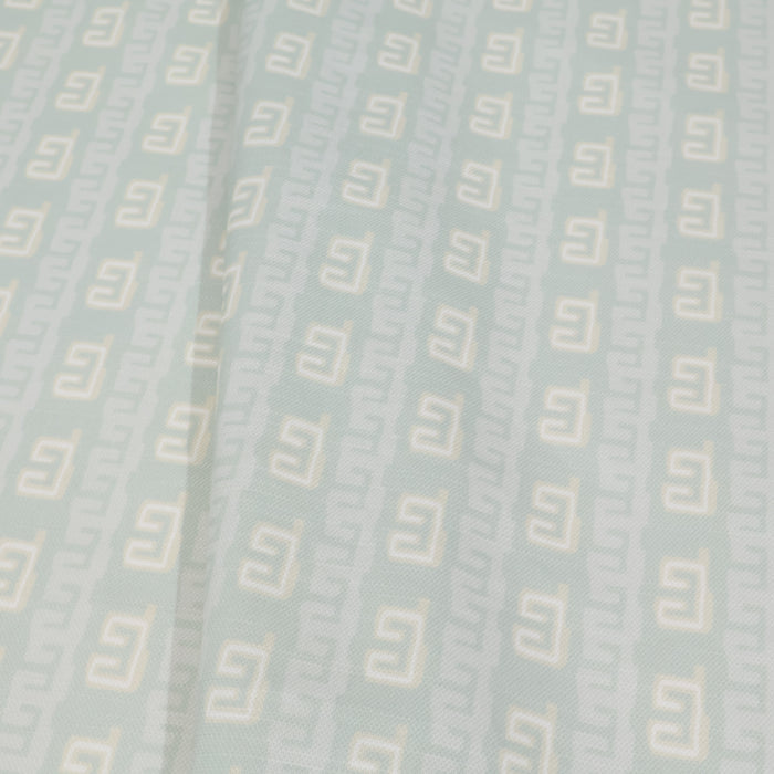 Gaga Greek Fresh Eucalyptus Small Repeat Luxury Fabric by the Yard