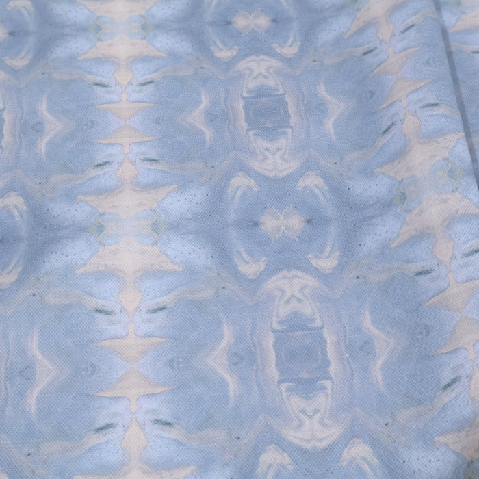 Gilt London Blue Topaz Small Repeat Luxury Fabric by the Yard