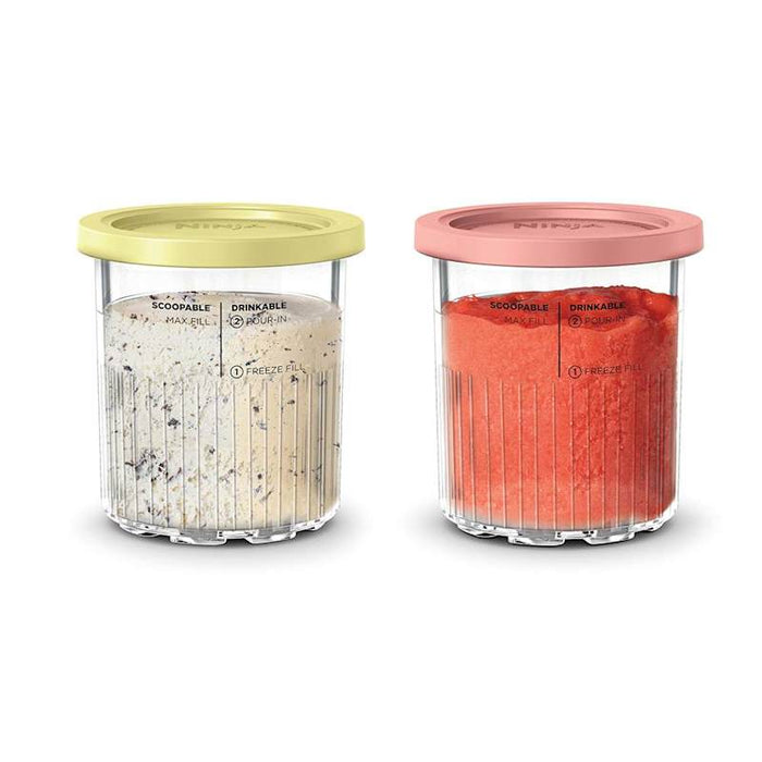 Ninja® CREAMi® XL tubs 2 Pack, Compatible with NC500 Series CREAMi® Ice Cream Makers