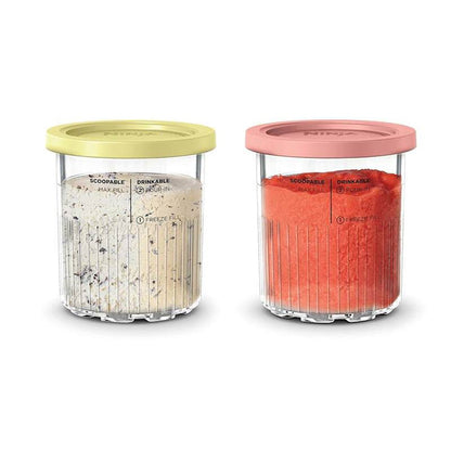 Ninja® CREAMi® XL tubs 2 Pack, Compatible with NC500 Series CREAMi® Ice Cream Makers