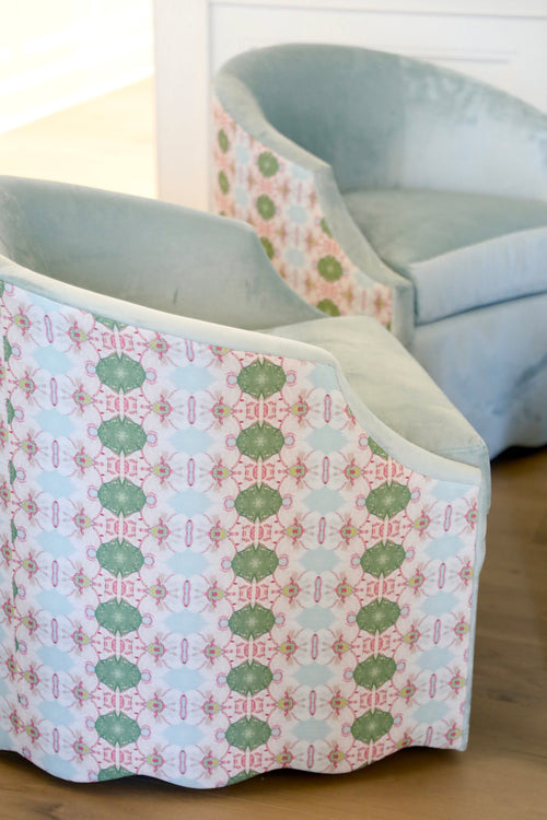 Pink Dogwoods Luxury Fabric by the Yard