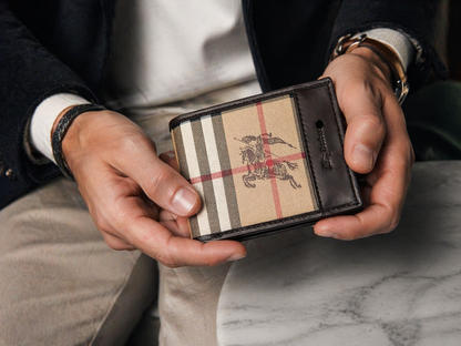 Premium Leather Designer Wallets | Textured & Classic Check