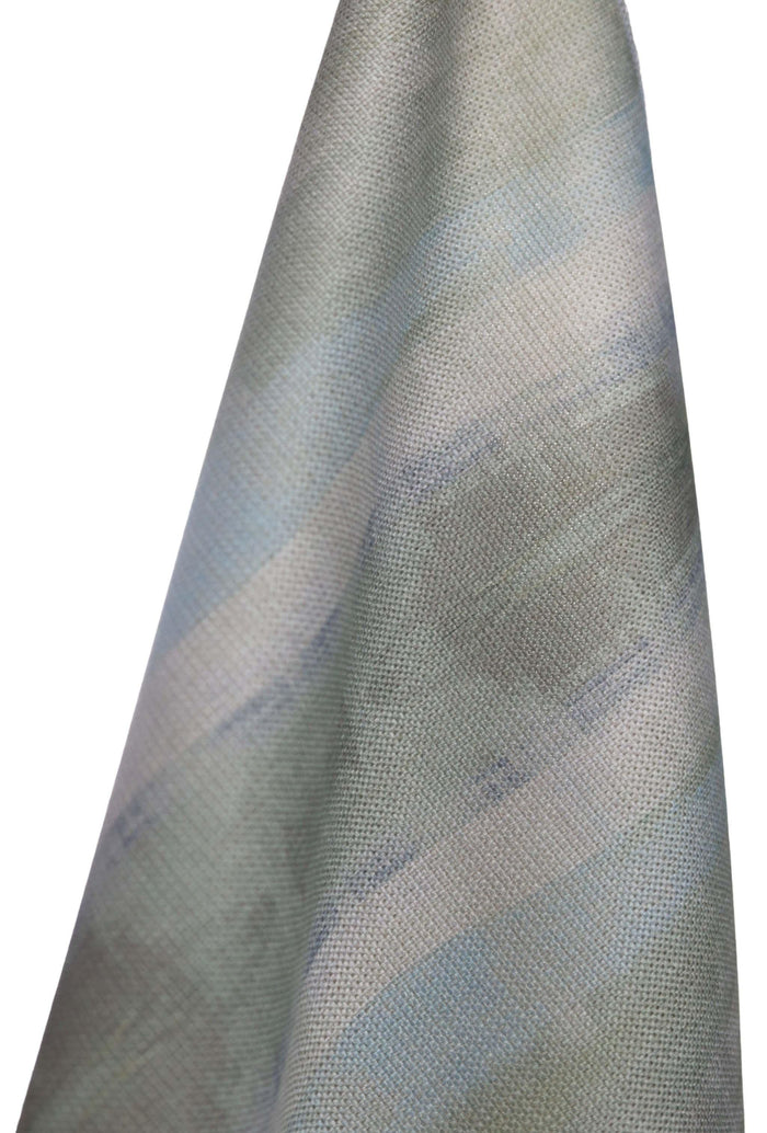 Venetian Stripe Moss Luxury Fabric by the Yard